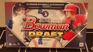 (New Release!) 2025 Bowman Draft Baseball Hobby Box Rip!!! | Solid Box!!!!