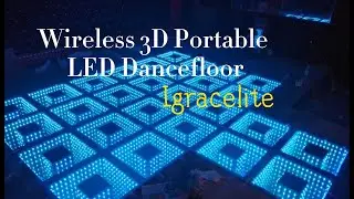 Wireless 3D Portable LED dance floor（GL-MD 3D02C）