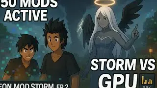 Running 150 Mods with a Tornado?! | Neon Mod Storm EP2 | GPU Stress Test Continues