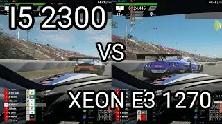 I5 2300 vs Xeon E3 1270(I7 2600) + RX 480 | Assetto Corsa Competizione