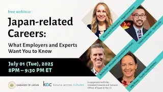 Japan-related Careers: What Employers and Experts Want You to Know - Q&A session