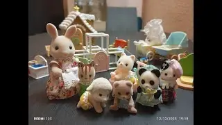 Nursery Day w/Sylvanian Families 🍼- シルバニアファミリー  Stop Motion