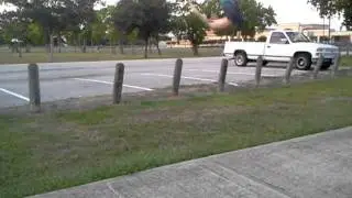 Parkour at the park.