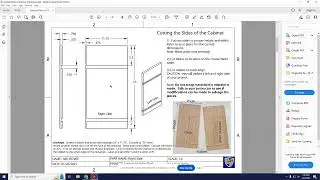 Onshape: (1) Base Cabinet Sides 2023