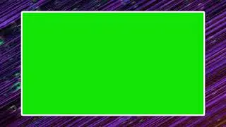 COLORFUL PICTURE FRAME GREEN SCREEN EFFECT 1065