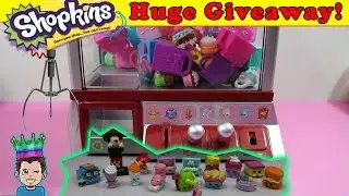 Shopkins Claw Machine - Giant Shopkins Giveaway! Enter To Win Now! / Shopking