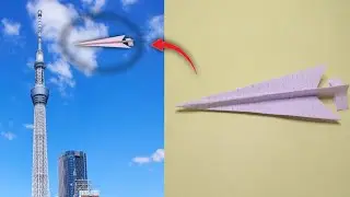 How to Make Dagger Jet Paper Plane | Amazing Paper Jet Aircraft