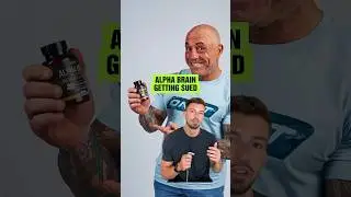 Joe Rogan backed supplement brand, Alpha Brain, is getting hit with a lawsuit. #news #shorts
