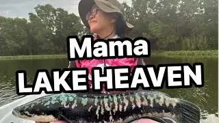 MAMA KEPIT ‼️ #lakeheaven #bonefishingworld #ladyangler #bonecombatbeast  #mamatoman #toman 