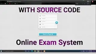 Online Exam Portal Project In PHP