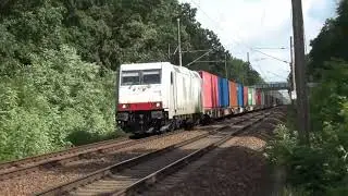 Container train with Akiem 185 639 2 on its way to Berlin  #185 #cargo #trainspotting