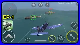 GUNSHIP BATTLE: Helicopter 3D - Game Play ( Android & iOS ) Walkthrough part 1