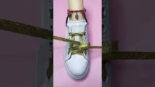 Shoeslace how to tie your shoes  #shoeslacestyles #shoes #shoesfashion#shorts