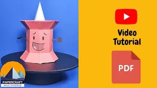 How to Make BFDI Pin | Papercraft Tutorial | Easy DIY Craft | Free Template