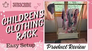 Cozivolife Kids Clothing Rack with Storage Box REVIEW EASY INSTALL