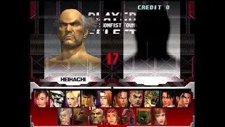 TEKKEN 3 Hack Costumes PS One Hard Mode | Heihachi Mishima Arcade #tekken3 #fightinggames #ps1