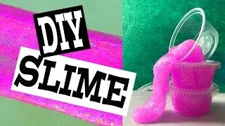 MAKING AMAZING DIY GLITTER SLIMES - EASY Slime Recipes from Drugstore Ingredients