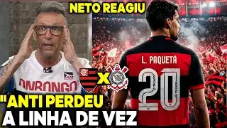🤣BATEU DESESPERO! NETO REAGE AO FLAMENGO E PERDE A LINHA DE VEZ 