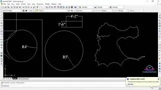 4. Autocad rectangle, arch, circle and revision cloud command bangla tutorial.