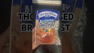 🔥🫐INFUSED BREAKFAST 😋 #thc #infusedfood #recipeshorts #shorts #ytshorts #youtuber #youtubeshorts