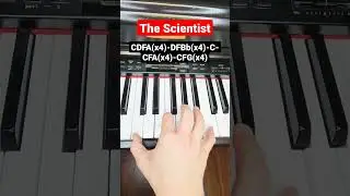 The Scientist Coldplay - piano tutorial