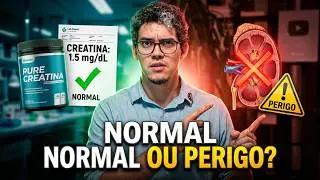 MINHA CREATININA AUMENTOU COM CREATINA. DEVO ME PREOCUPAR?
