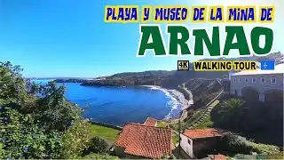 👷🏽 PLAYA Y MUSEO DE LA MINA DE ARNAO #asturias #walkingtour4k