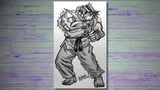 How To Draw Ryu | Graphite Pencil ✍️ Drawing Sketch Timelapse | Easy Tutorial For Beginners