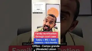 Family reunification through court case | Salary + IRS + Bank balance | Live Portugal By Harry