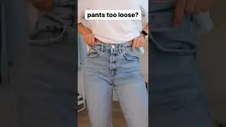Quick Fix Your Loose pant! (Styling Tips #18)#shorts#trending#fashion#stylingtips#viral#fashiontips