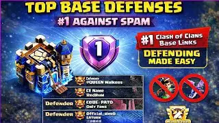 Top 8 Best Town Hall 18 Anti Thrower Bases for 1 STARS ! TH18 War / Cwl  Base Layout Clash of clans 