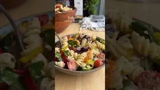 Italian Pasta Salad recipe  #pasta #foodlover #easyrecipe #viralcooking