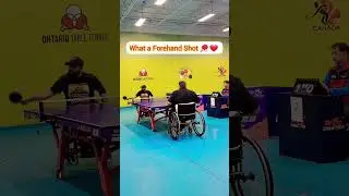 Forehand Shot  | Wheelchair Table Tennis | Para Table Tennis | Table Tennis | #foryou #foryoupage |