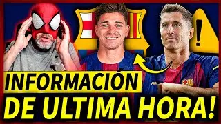 &iexcl;BOMBAZO!😱&iexcl;EL BAR&Ccedil;A VA CON TODO A POR JULIAN ALVAREZ PARA SUSTITUIR A LEWANDOWSKI!