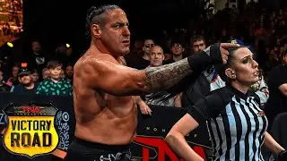 AAA's El Mesias COSTS Steve Maclin International Title | TNA Victory Road 2025 Highlights