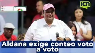 Jorge Aldana asegura tener la victoria y exige escrutinio de más de 400 actas ante el CNE