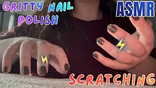 Fast & Aggressive ASMR • Textured  💠 Scratching and Gritty Nail Sounds ⚡️ 