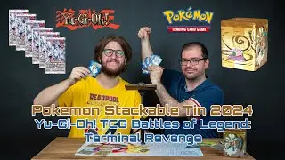Yu-Gi-Oh! TCG Battles of Legend: Terminal Revenge & Pokemon Stackable Tin Greek Unboxing