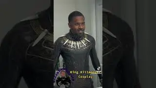 &ldquo;BLACK PANTHER WAKANDA FOREVER COSPLAY&rdquo; King Killmonger happy Halloween