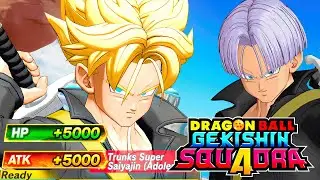 O NOVO BUFF DO TRUNKS DEIXOU ELE SINISTRO no Dragon Ball Gekishin Squadra!