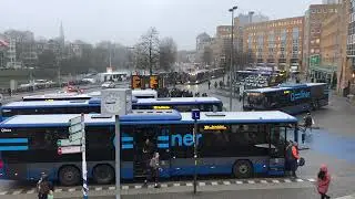 Busvervoer Qbuzz Groningen Hoofdstation 24 januari 2020