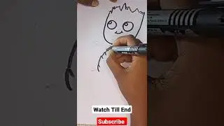 Easy drawing of Groot 🤗👍#drawing#shorts#easydrawing#epic_lines