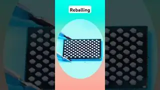 Bga reballing #shortsvideo #soldering #Bga #reballingic