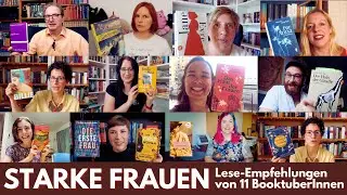 STARKE FRAUEN - Lieblings-Protagonistinnen 🧡 Lese-Empfehlungen von 11 BooktuberInnen 📚 #collab