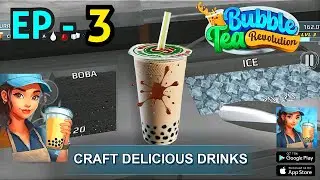 We Made!😋Chocolate Milk Bubble Tea🤯& Brown Sugar Milk Tea🍺| Bubble Tea Revolution Gameplay EP 3🥳