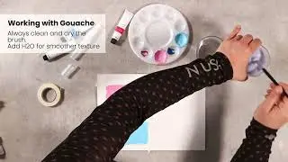 How to paint gradations with gouache