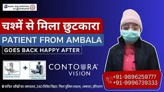 Patient Goes Back Happy After Contoura Vision Lasik Surgery-Specs Removal Treatment