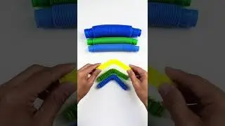 Creating ASMR Style Relaxing Sound POP-TUBE #diy#satisfyingvideos #relaxing #oddasmr #poptubesounds