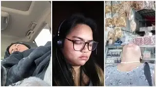 3 Girls sleep and drooling on live