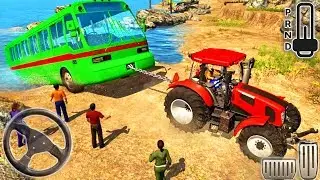 Chained Offroad Tractor Towing Rescue - Android GamePlay